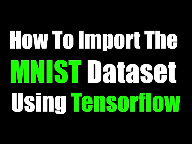 TensorFlow Examples and Tutorials: Importing MNIST Data