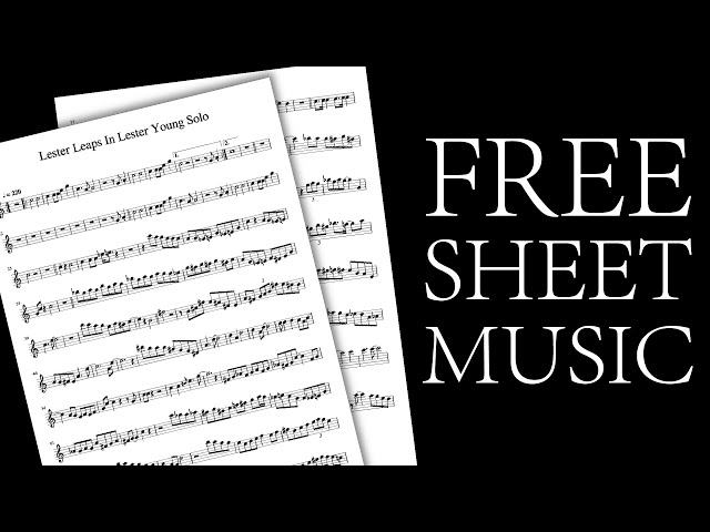 Easy Jazz Piano Sheet Music: Free PDF Download