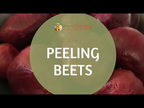 How to Cook Beets: Peeling Beets