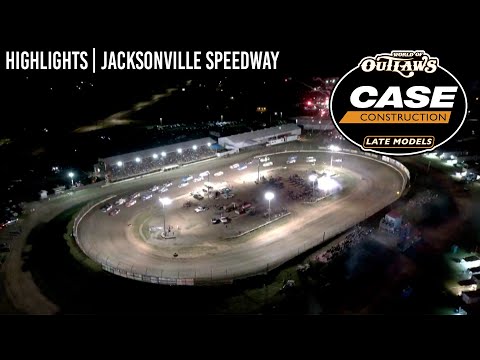 World of Outlaws CASE Late Models at Jacksonville Speedway June 26, 2022 | HIGHLIGHTS - dirt track racing video image