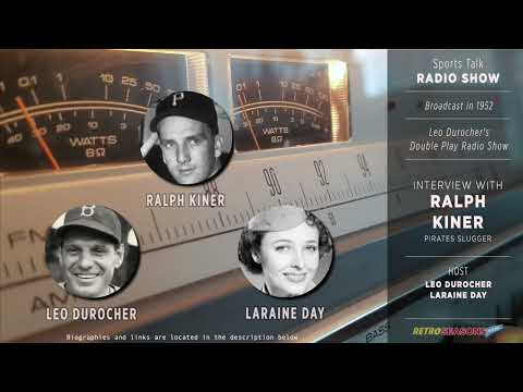Leo Durocher and Ralph Kiner - Radio Interview video clip