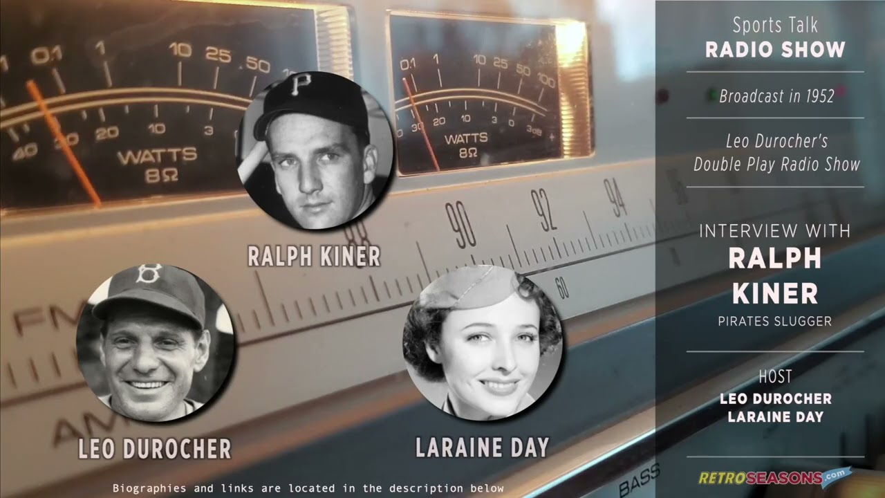 Leo Durocher and Ralph Kiner - Radio Interview video clip