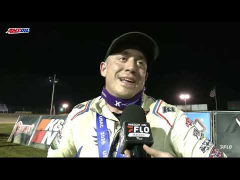 𝑹𝒆𝒂𝒄𝒕𝒊𝒐𝒏: Brady Bacon Post-Race Interview | Circle City Raceway | July 28, 2026 @floracing  - dirt track racing video image