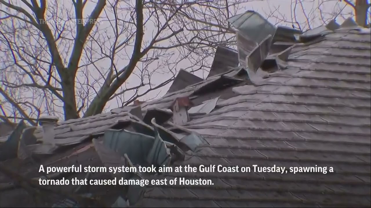 Tornado tears through Houston area