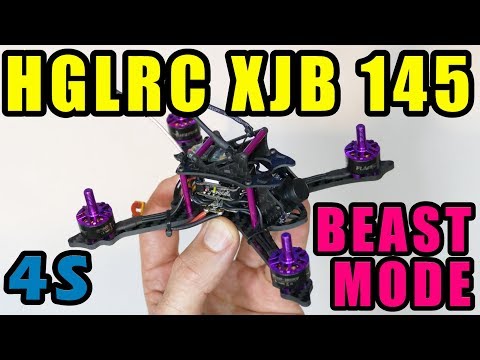 HGLRC XJB 145MM 3" Racing Quad......Beast Mode On 4S! - UC1JRbSw-V1TgKF6JPovFfpA