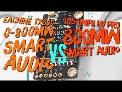 £12 Eachine TX805 smart audio vs £43 TBS Unify pro HV - UCzcEd90Uz6PX2eI2Pvnpkvw