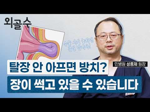탈장 안아프면 방치해도 된다? 장이 썩고 ..