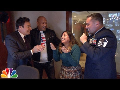 Jimmy and Dwayne Johnson Surprise 'Tonight Show' Staffer with Military Homecoming - UC8-Th83bH_thdKZDJCrn88g