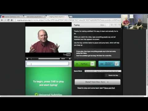 YouTube Developers Live: Captioning with Amara - UC_x5XG1OV2P6uZZ5FSM9Ttw