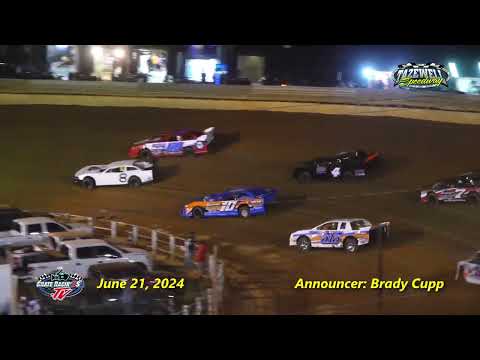 Street Stocks Highlights Tazewell Speedway June 21, 2024 - dirt track racing video image