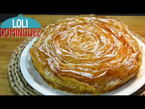 Ruffled Milk Cake (Galatopita, pastel Griego rizado) Recetas paso a paso, tutorial. Loli Domínguez - UC5ONfXPjWgqElh0NZaRJ1tg