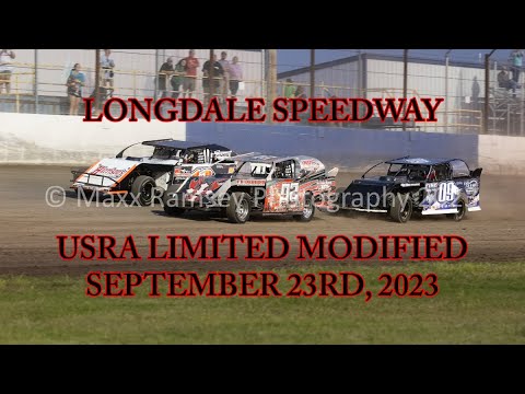 Longdale Speedway USRA Limited Modified 09/23/2023 #10 Alex Wiens - dirt track racing video image