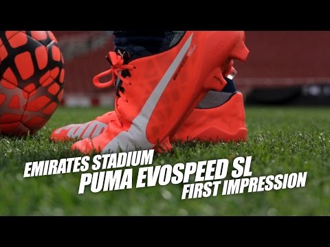 PUMA evoSPEED SL Play Test & First Impression at the Emirates Stadium - UC5SQGzkWyQSW_fe-URgq7xw