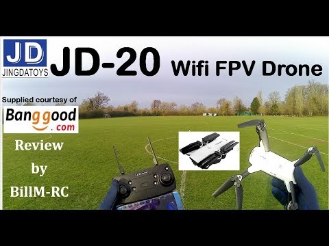 JDRC JD-20 WIFI FPV Quadcopter drone review - UCLnkWbYHfdiwJEMBBIVFVtw