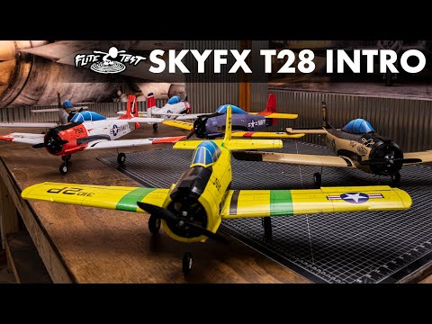 Flite Test SkyFx Mighty Mini T-28 Trojan Intro - UCrTpude4ov3gWwSZQnByxLQ