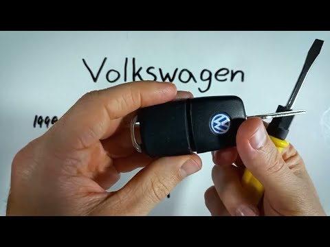 Jak wymienić baterię w kluczyku do VW Golf a Volkswagen Golf 5K1