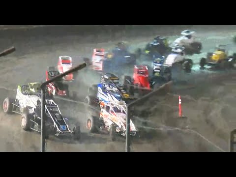 HIGHLIGHTS: AMSOIL USAC CRA Sprint Cars | Bakersfield Speedway | June 24, 2023 - dirt track racing video image