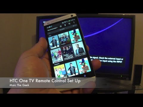 HTC One TV Remote Control Set Up - UCbFOdwZujd9QCqNwiGrc8nQ