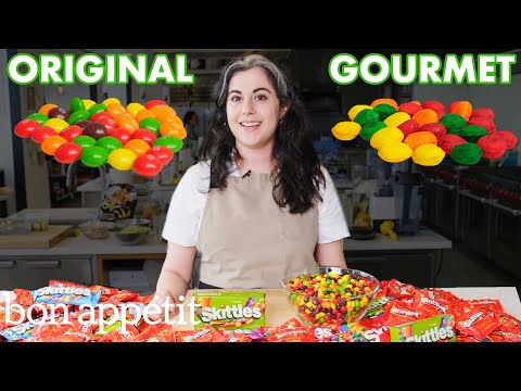 Pastry Chef Attempts To Make Gourmet Skittles | Gourmet Makes | Bon Appétit - UCbpMy0Fg74eXXkvxJrtEn3w