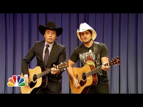 Jimmy Fallon & Brad Paisley Sing "Balls In Your Mouth" (Late Night with Jimmy Fallon) - UC8-Th83bH_thdKZDJCrn88g