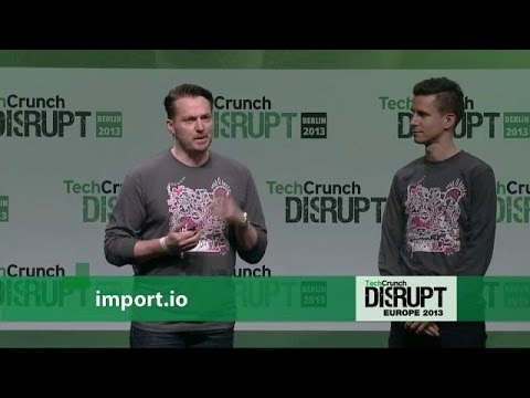 'Import.Io' Converts Web Sites into APIs | Disrupt Europe 2013 - UCCjyq_K1Xwfg8Lndy7lKMpA