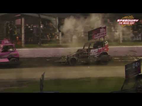 Stratford Stockcar Highlights 15th Feb 2025 - dirt track racing video image