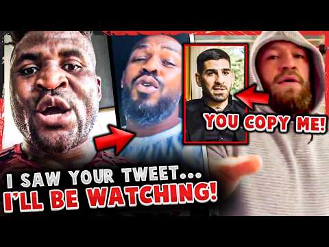 Francis Ngannou RESPONDS to Jon Jones! Conor McGregor CALLS OUT Ilia Topuria for COPYING HIM!