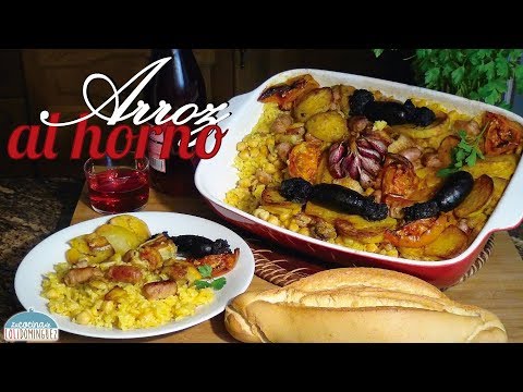 Arroz al horno, receta típica Valenciana (Video mejorado)  - Recetas de cocina - UC5ONfXPjWgqElh0NZaRJ1tg