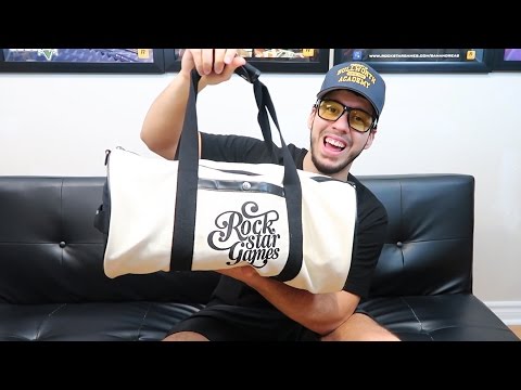 GTA 5 ROCKSTAR GAMES DUFFEL BAG UNBOXING!! - UC2wKfjlioOCLP4xQMOWNcgg