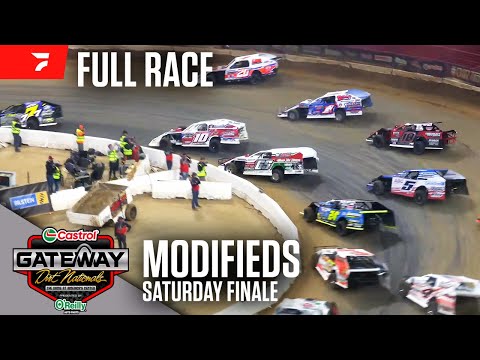 FULL RACE: 2024 Castrol Gateway Dirt Nationals Modified Finale - dirt track racing video image