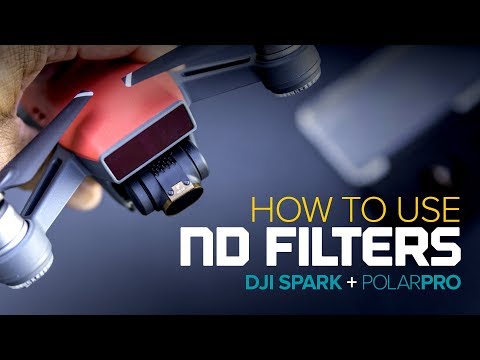 DJI Spark - How to install and use Polar Pro ND Filters - UC9PycnkleNM93xCRl_ZsIjA