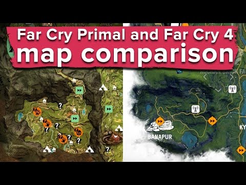 Far Cry Primal and Far Cry 4 map comparison - how similar are they? - UCciKycgzURdymx-GRSY2_dA