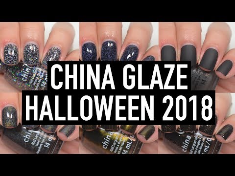 China Glaze - Paint It Black (Halloween 2018) | Swatch and Review
