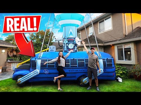 We bought a REAL Fortnite Battle Bus! - UC2wKfjlioOCLP4xQMOWNcgg