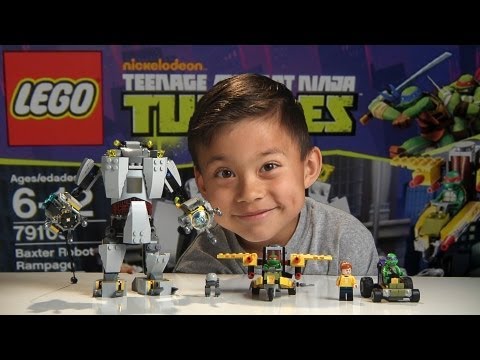 BAXTER ROBOT RAMPAGE! - LEGO Teenage Mutant Ninja Turtles Set 79105 - Time-lapse Build & Review - UCHa-hWHrTt4hqh-WiHry3Lw