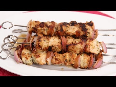 Chicken Kebab Recipe - Laura Vitale - Laura in the Kitchen Episode 623 - UCNbngWUqL2eqRw12yAwcICg