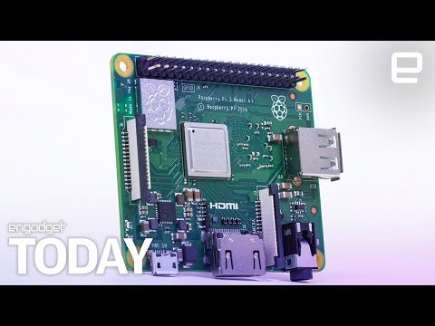 A cheaper, smaller Raspberry Pi 3 is now available | Engadget Today - UC-6OW5aJYBFM33zXQlBKPNA