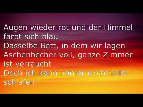 SAMRA - AUGEN WIEDER ROT  [Lyric Video]