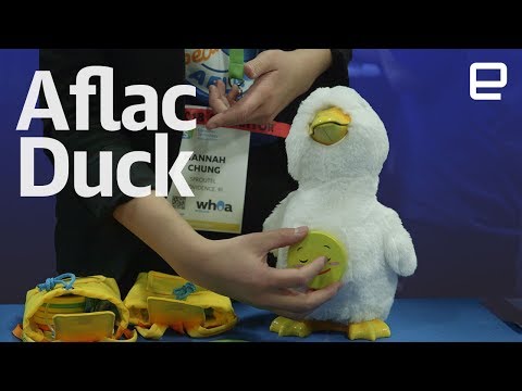 My Special Aflac Duck hands-on at CES 2018 - UC-6OW5aJYBFM33zXQlBKPNA