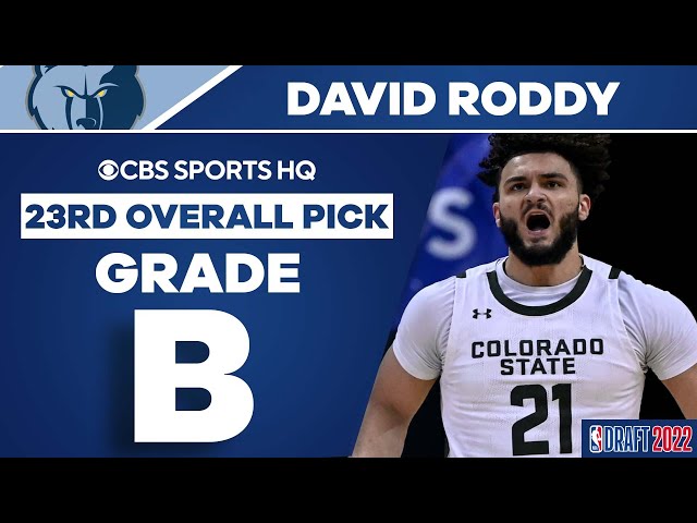 David Roddy is a First-Round Pick in the NBA Draft