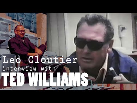 Ted Williams interviewed by Leo Cloutier - 1978 video clip 