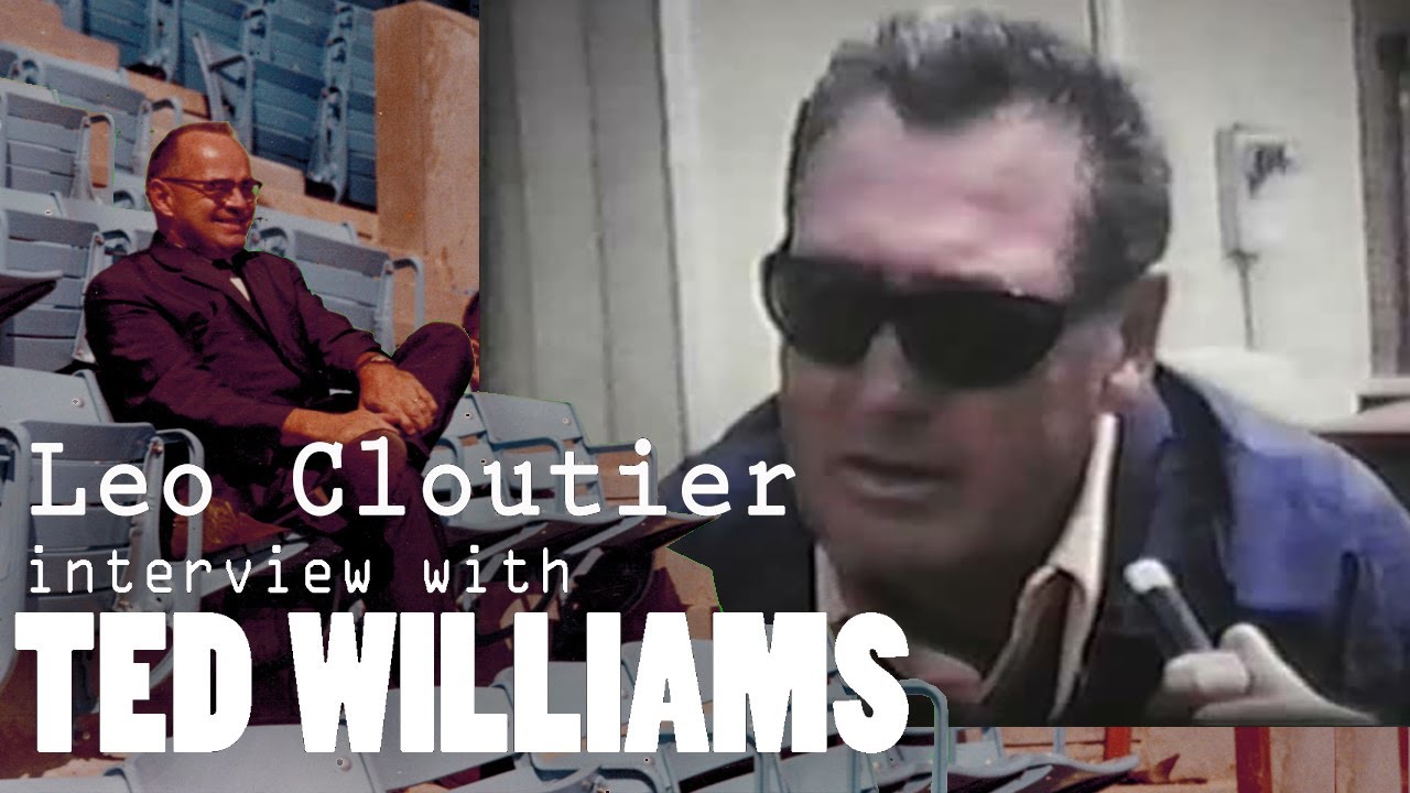 Ted Williams interviewed by Leo Cloutier - 1978 video clip