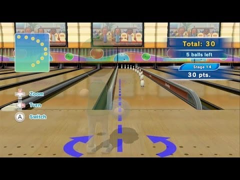 Wii Sports Club Bowling - Tricky Pins Training - 300 Points (Perfect Score - Platinum Medal) - UCg_j7kndWLFZEg4yCqUWPCA