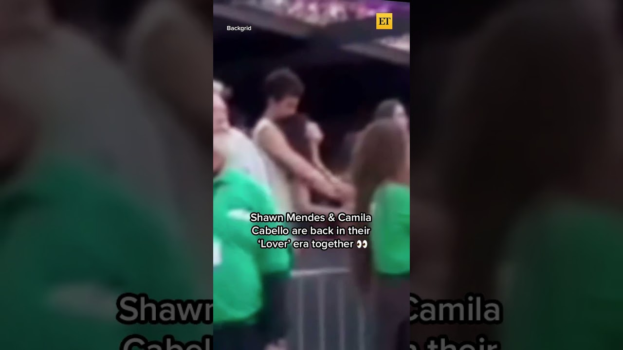 Shawn Mendes & Camila Cabello Cuddle Up at NJ Taylor Swift Concert #shorts