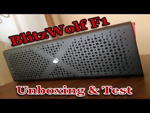BlitzWolf F1 Bluetooth Speaker - Unboxing & Test (Banggood) - UCfLFTP1uTuIizynWsZq2nkQ