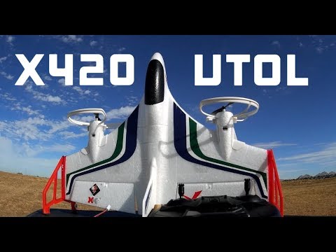 XK X420 2.4G 6CH VTOL Vertical Take-off and land RC Airplane RTF - UC9l2p3EeqAQxO0e-NaZPCpA