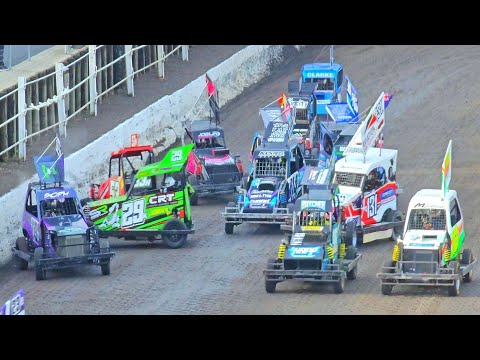 Paradise Valley Speedway - Ministocks in Paradise Jnrs 2025 Finals - 15/2/25 - dirt track racing video image