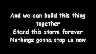 Jefferson Starship - Nothing's gonna stop us now (Lyrics)