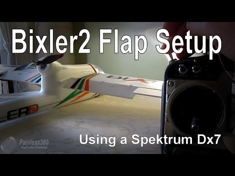 How to configure and control the flaps on a Bixler2 model (Spectrum Dx7) - UCp1vASX-fg959vRc1xowqpw