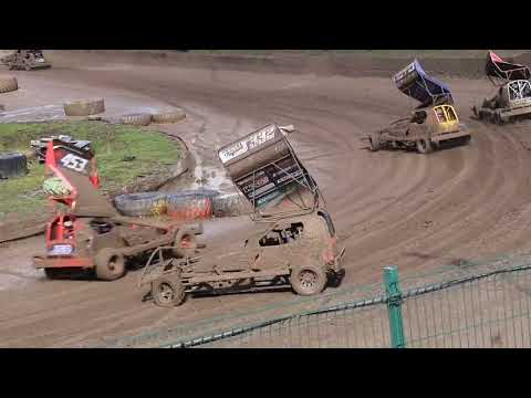 Stockcar F1 Heat 1 Speedway Emmen 23 maart 2023 - RaRaRacing - dirt track racing video image